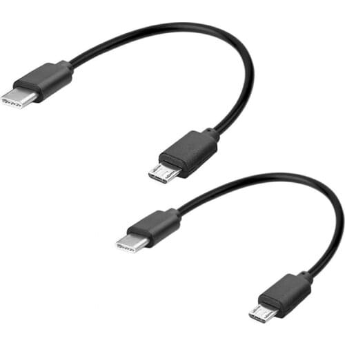 H054 Universal Micro USB to Type C Data Cable 39.37inch T Data Transfer Cable Cord Used forAll Type-C Plug