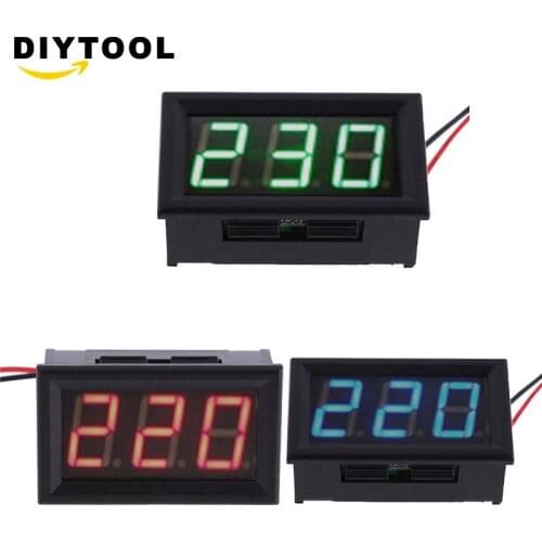 0.56in AC60-500V Mini Digital Voltmeter LED Display Voltage Meter