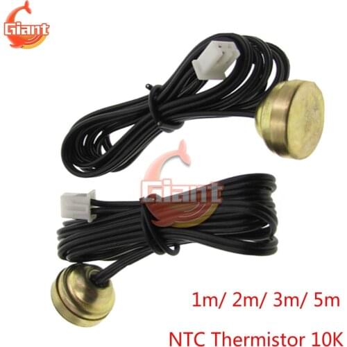10K Magnetic Probe Temperature Measuring Sensor Radiator Thermostat Dedicated NTC Thermistor 1m/ 2m/ 3m/ 5m High Precision