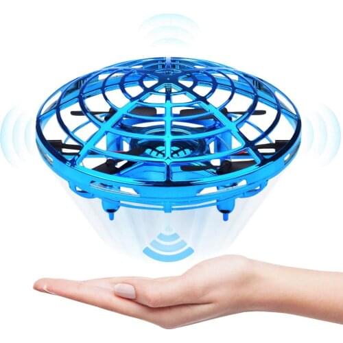 Mini Helicopter UFO RC Drone Infraed Hand Sensing Aircraft Electronic Model Quadcopter flayaball Small drohne Toys For Children