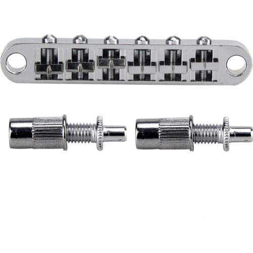 NEW Chrome LP Guitar Tune-O-Matic Bridge 84x14mm for LP Style Guitar,Made in Korea