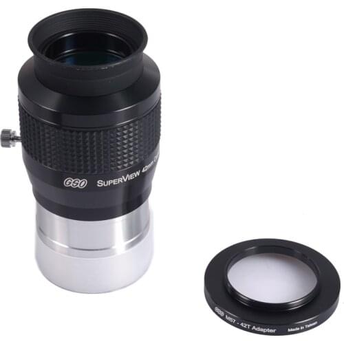 GSO 2" Superview 30MM Wide Field 68-degree eyepiece include a 57-42 adapter