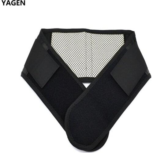 Lumbar Support Belt Adjustable Tourmaline Self-heating Magnetic Therapy Lumbar Brace Belts Thermal Protection Double Banded S-XL
