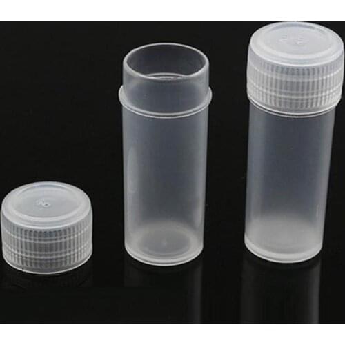 50Pcs Transparent Pill Bottle Travel Pill Case Medicine Pills Capsule Storage Box Bottle Tablet Organizer Container
