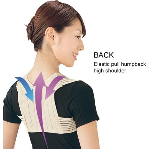 Adjustable unisex Thin Style Posture Correction Belt Clavicle Spine Back Shoulder Lumbar Posture Correction belt back support