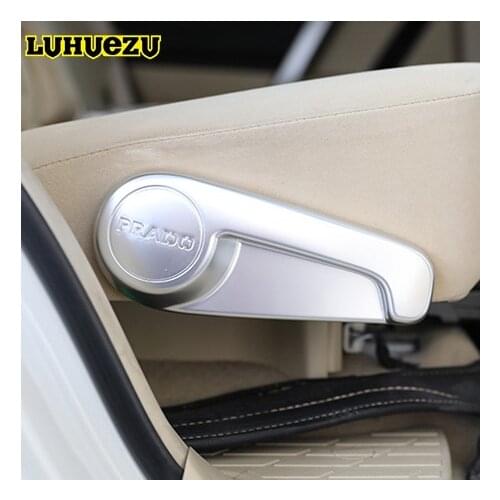 Silver Car Seat Switch Cover For Toyota Land Cruiser Prado FJ 150 2010 2011 2012 2013 2014 2015 2016 2017 2018 Accessories