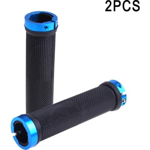 1Pair Road Bike Handlebar Grips Anti-Skid Rubber Bicycle Lock On End Grips ASD88