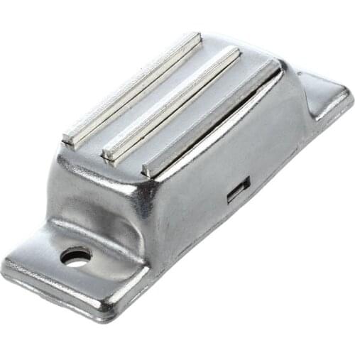 2-Inch Metal Cabinet Door Magnetic Catch Latch - Silver Tone