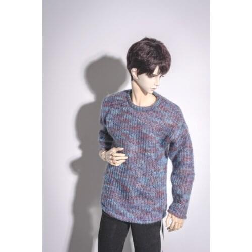 BJD Doll Purple Sweater Outfits Clothing Top For Female 1/3 1/4 17" Tall SD13 DK DZ AOD DD MSD Wear FREE SHIPPING