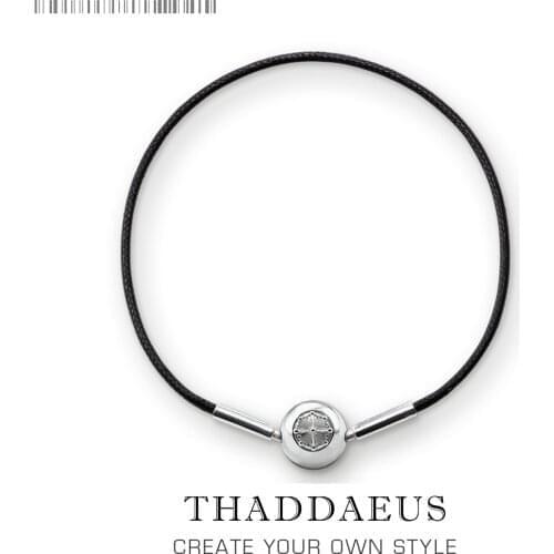 Karma Wheel Bracelets Waxed Cotton Black,2018 925 Sterling Silver Gift for Men & Women ,Europe Style Fashion Jewelry Acessories