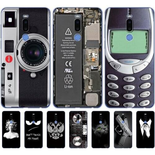 For Meizu X8 Case Silicon Soft TPU Phone Cover Case Painting Funda for Meizu X 8 MeizuX8 Clear Coque Bumper