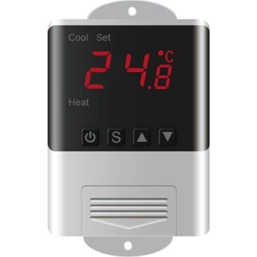 DTC1200 AC 110V 220V Digital Thermostat Temperature Controller NTC Sensor Heating Cooling for Aquarium DTC-1200