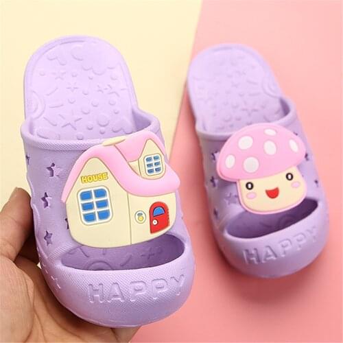 Kids Indoor Barefoot Shoes House Toe-Covered Girls Children Slippers Boys Clog Home Baby Infinities Garden Footwear Beach