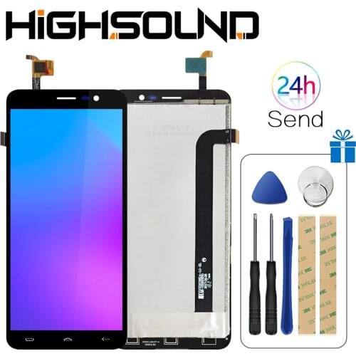 For 5.5 inch HOMTOM S16 LCD Display+Touch Screen + Frame 100% Original Tested Digitizer Glass Panel Replacement For S16 Phone