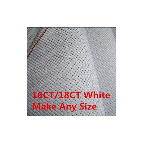 Available 100X100cm Hot sell Aida Cloth Fabric Cross Stitch Canvas 16CT OR 18CT Or Make Any Size