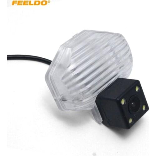 FEELDO 1Set Car Rear View Reverse Camera With 4LED lights for Toyota Corolla/VIOS/Avensis Parking Camera #AM4053