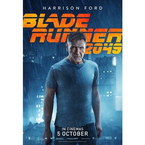 Harrison in Sci-fi Blade Runner Movie Posters Retro Vintage Kraft Poster Canvas Wall Sticker Home Decoration Gift for Kids