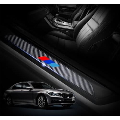 For BMW 3 series 2009 - 2013 E92 E93 318i 320i 325i 328i 330i 335i 320d 325d Carbon Fiber Door Sill Sticker Car door sill 4D M