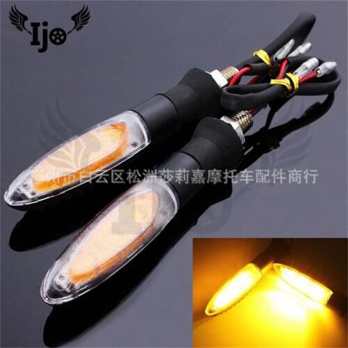 Pisca para bobber custom clignotants led moto nmax for benelli KTM exe ATV motorcycle accessories turn signal light bicycle lamp