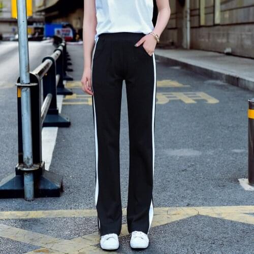 High Waist Casual Pants Spring Autumn Loose Thin Joggers Women Trousers 3XL 4XL Plus Size Sweatpants TA189