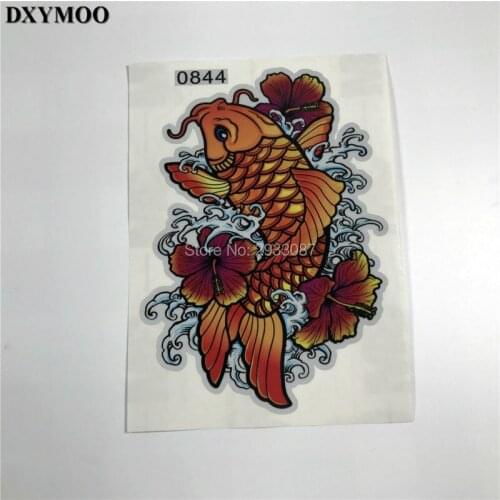 4 Sizes Outdoor Sports Go Fishing Animal Fish Carp Car Sticker Auto Window Tail Decals Reflective 3M H0844