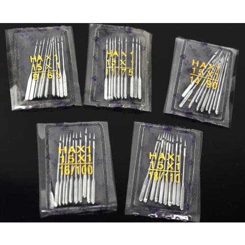 Universal Sewing Needles 15x1 130x705H Mixed Kit Packing Sewing Accessories for All Brand Domestic Sewing Machines 10pcs G