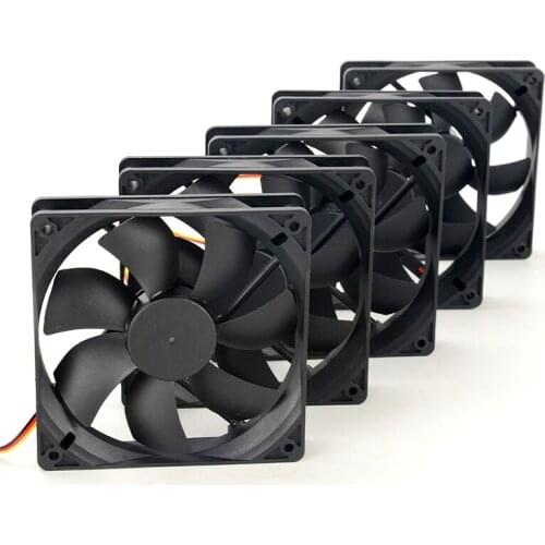 Computer Water Cooling Fan for 12V 12CM Strong Breeze Big Air Volume Violent Fan