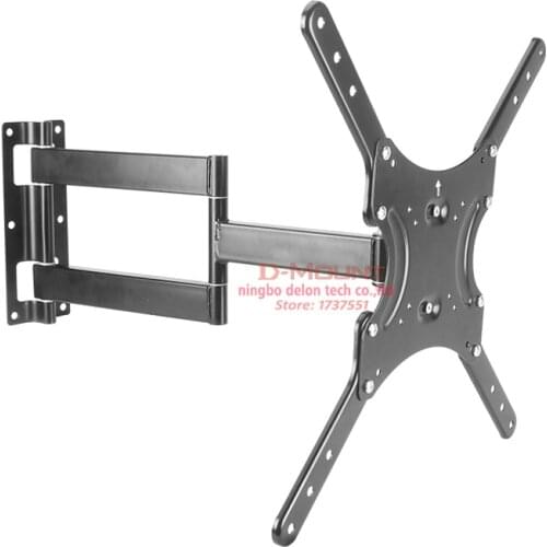 LCD-123AB 35KG 23'-55 inch 3 arms retractable FULL motiontv rotatable bracket swivel tv wall mounts led tv drop down tv lift
