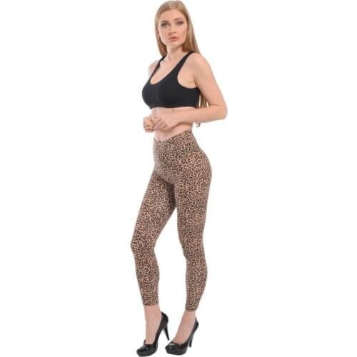 Mary Luxury Women 'S Leopard-print Long Leggings
