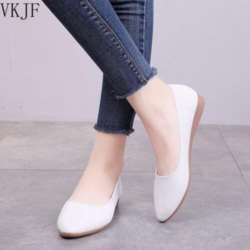 Plus Size Women Flats Slip on Flat Shoes Candy Color Woman Boat Shoes Black Loafers Faux Suede Ladies Ballet Flats