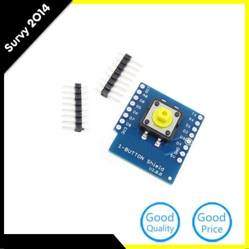1-Button Shield For WeMos D1 Mini Button diy electronics