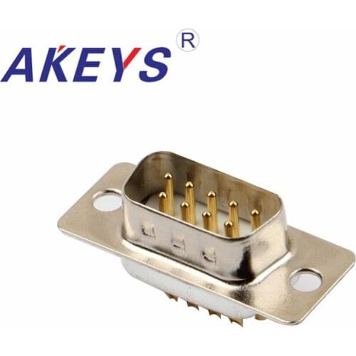 1PC VGA Interface DB9 Pin White Core Male Network Interface For Computers