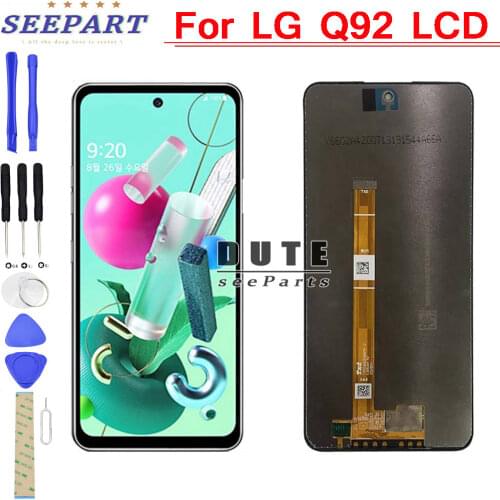 100% Tested 6.67" For LG Q92 LCD Display Touch Screen Digitizer Assembly Replacement For LG Q92 5G LCD