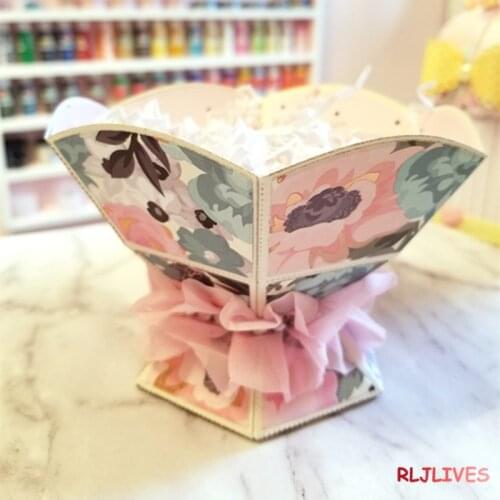 3D Flower Bowl Metal Cutting Dies Stencils for DIY Scrapbooking Stamp/photo album Decorative Embossing DIY Paper Cards