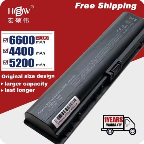 6 Cells Battery for HP Pavilion HSTNN-DB42 HSTNN-LB42 HSTNN-Q21C DV2000 DV2100 DV2200 DV2700 DV2800 DV2900 DV6000 DV6300 DV6700