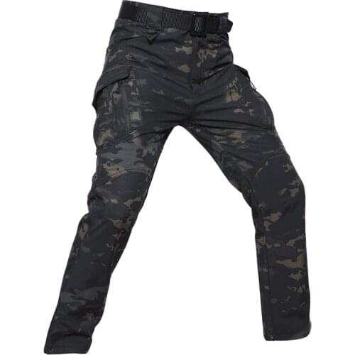 Men Thick Fleece Soft shell Pants Camouflage Military Tactical Pants Winter Warm Waterproof Windproof Trousers Big Size 5XL