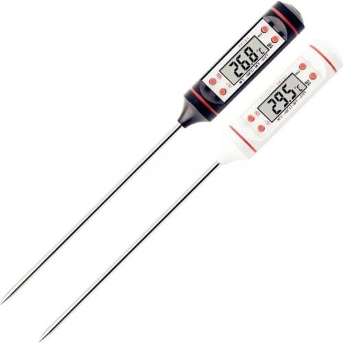 Kitchen Digital BBQ Thermometer Electronic Cooking Food Thermometer Stainless Steel Probe Water Milk Oven Meat Thermometer Tools