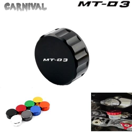 For YAMAHA MT03 MT-03 motorcycle CNC 2015-2017 2018 2019 rear brake fluid cylinder head main fuel tank cover