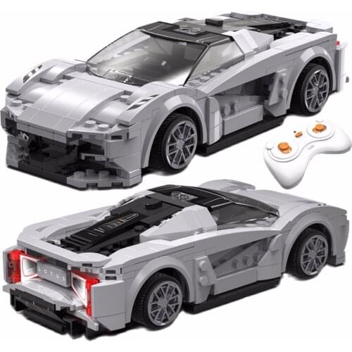 City High-tech Electric Supercar Sports Car Model Building Blocks Creator Mechanical Racing Vehicle Racer Bricks Toys For Kids