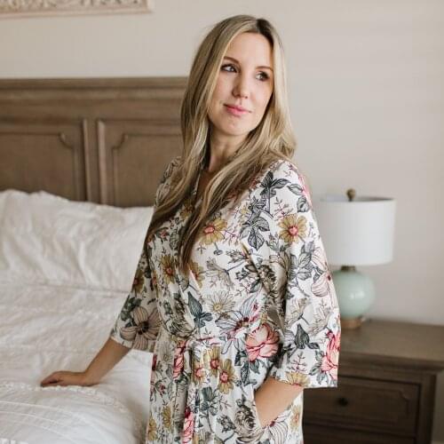 Maternity Robe and Blanket Girl Boy Easy Adjustable Baby Swaddle