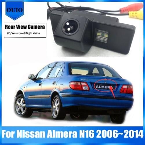 HD Rear view camera For Nissan Almera N16 2006 2007 2008 2009 2010 2011 2012 2013 2014 Night Vision Parking Reversing Camera
