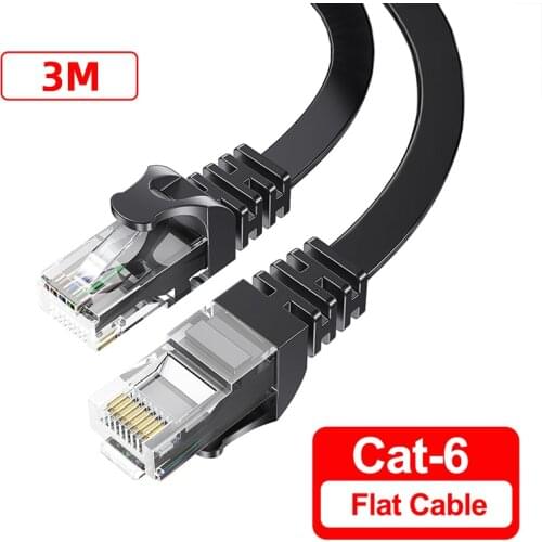 Essager Ethernet Cable Cat6 Lan Cable UTP CAT 6 RJ 45 Network Cable 10m/50m/100m Patch Cord for Laptop Router RJ45 Network Cable