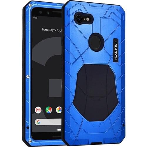 Metal Case For Google Pixel3 Case Pixel 3 XL Shockproof Cover 360 Full Body Protective Armor Case for Google Pixel 3 XL Case