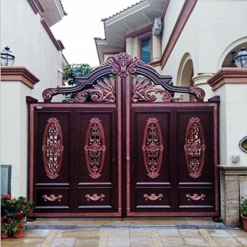 Hench 100% handmade forged custom designs Aluminum fence gate design hc-a8