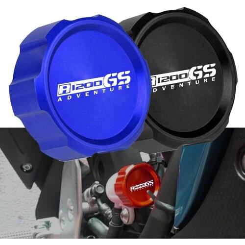 Motorcycle CNC Aluminum Rear brake Fluid Cylinder Master Reservoir Cover Cap For BMW R1200GS ADV 2007 2008 2009 2010 2011-2013