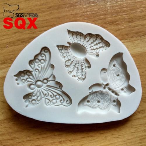 New arrival butterfly chocolate Molds, silicone chocolate molds, pastry tools, plaster decor, SQ1692