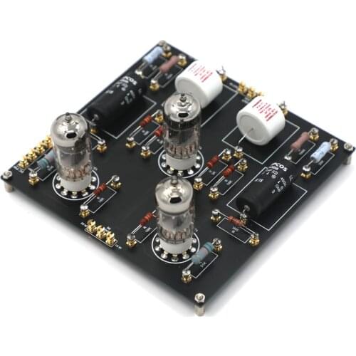 Hiend Assembeld Ground Grid GG ECC82 Stereo Tube Preamplifier Board