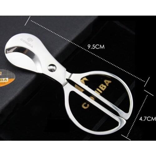 Stainless Steel Cigar Cutter for Cuban COHIBA Cigar Tool Gadget Tool Cigar Accessories