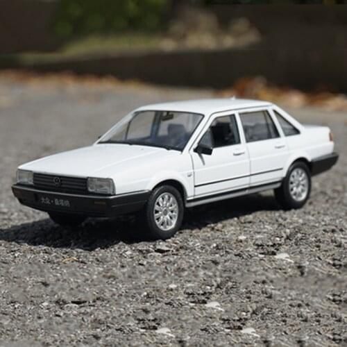 WELLY 1:24 Shanghai Volkswagen Santana Sports Car Simulation Alloy Car Model Toys Gifts Kids Ornaments Display Collection