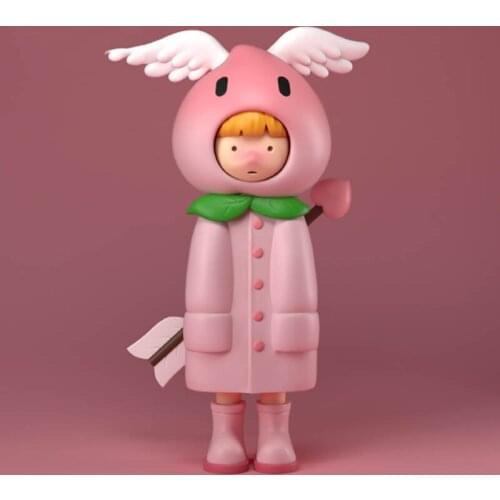 Shy People Blind Box Toys Fruits Figure Anime Action Random Surprise PVC Model Gift Decor Birthday 6 Pcs/Set